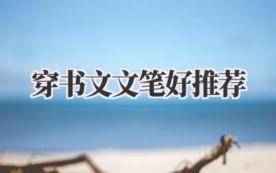 穿书文文笔好推荐