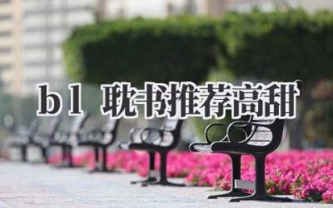 bl耽书推荐高甜