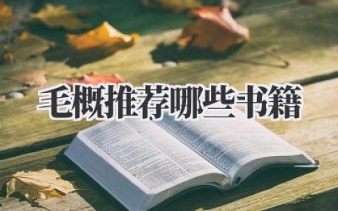 毛概推荐哪些书籍