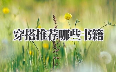 穿搭推荐哪些书籍