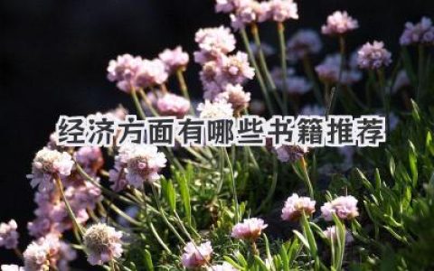 经济方面有哪些书籍推荐