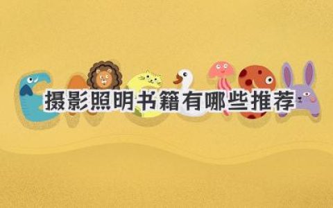 摄影照明书籍有哪些推荐