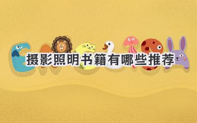 摄影照明书籍有哪些推荐