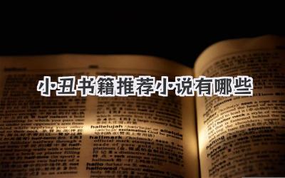 小丑书籍推荐小说有哪些